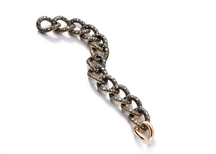 Gold Plated Mens Hip Hop Bracelet